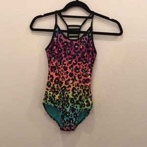 Cheetah print swimsuit